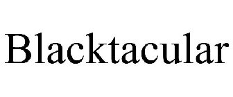 BLACKTACULAR