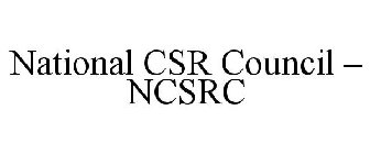 NATIONAL CSR COUNCIL - NCSRC