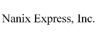 NANIX EXPRESS, INC.