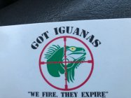 GOT IGUANAS ''WE FIRE, THEY EXPIRE''
