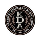 · KENTUCKY DISTILLERS' ASSOCIATION · EST 1880 KDA 1880 KDA