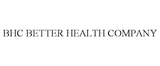 BHC BETTER HEALTH COMPANY