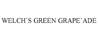 WELCH'S GREEN GRAPE'ADE