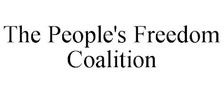 THE PEOPLE'S FREEDOM COALITION