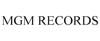 MGM RECORDS