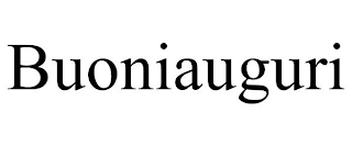 BUONIAUGURI