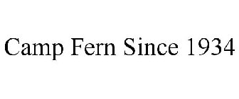 CAMP FERN SINCE 1934