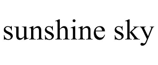 SUNSHINE SKY