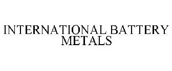 INTERNATIONAL BATTERY METALS