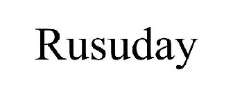 RUSUDAY