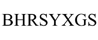 BHRSYXGS