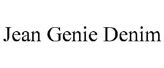 JEAN GENIE DENIM