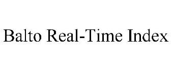 BALTO REAL-TIME INDEX