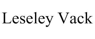 LESELEY VACK