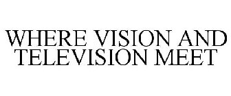 WHERE VISION AND TELEVISION MEET