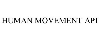 HUMAN MOVEMENT API
