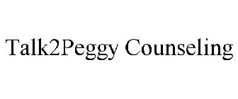 TALK2PEGGY COUNSELING