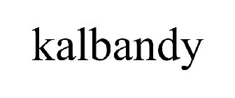 KALBANDY