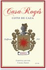 CASA ROGE'S COTO DE CAZA CALIFORNIA 2021 ROGÉS EMBOTELLADO POR FAMILIA ROGÉS 375 ML