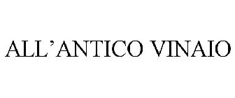 ALL'ANTICO VINAIO