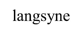 LANGSYNE