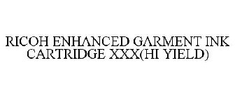 RICOH ENHANCED GARMENT INK CARTRIDGE XXX(HI YIELD)