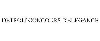 DETROIT CONCOURS D'ELEGANCE