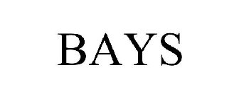 BAYS