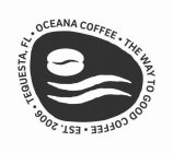 OCEANA COFFEE . THE WAY TO GOOD COFFEE . EST. 2006 . TEQUESTA, FL .