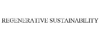 REGENERATIVE SUSTAINABILITY