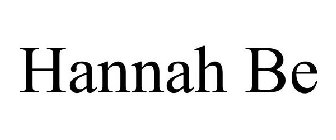 HANNAH BE