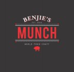 BENJIES MUNCH WORLD FOOD CRAFT EST. 2014