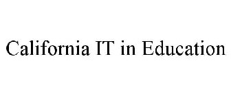 CALIFORNIA IT IN EDUCATION