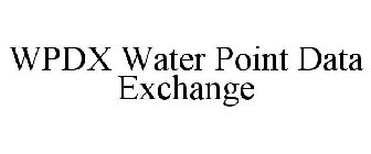 WPDX WATER POINT DATA EXCHANGE