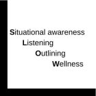 SITUATIONAL AWARENESS LISTENING OUTLINING WELLNESS