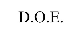 D.O.E.
