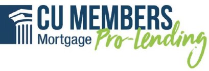 CU MEMBERS MORTGAGE PRO-LENDING