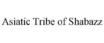 ASIATIC TRIBE OF SHABAZZ