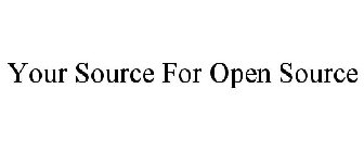 YOUR SOURCE FOR OPEN SOURCE