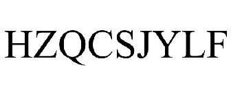 HZQCSJYLF