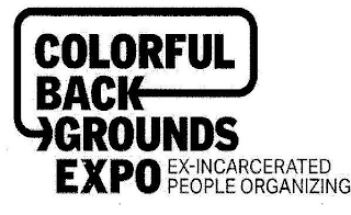 COLORFUL BACK GROUNDS EXPO EX-INCARCERATED PEOPLE ORGANIZING