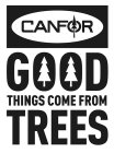 CANFOR GOOD THINGS COME FROM TREES