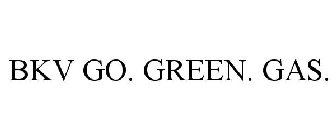 BKV GO. GREEN. GAS.