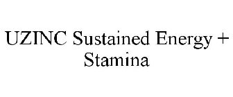 UZINC SUSTAINED ENERGY + STAMINA