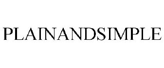 PLAINANDSIMPLE
