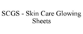 SCGS - SKIN CARE GLOWING SHEETS