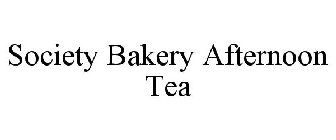 SOCIETY BAKERY AFTERNOON TEA