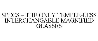 SPECS - THE ONLY TEMPLE-LESS INTERCHANGABLE MAGNIFIED GLASSES
