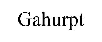GAHURPT