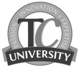 TC UNIVERSITY PASSION· INNOVATION· EXPERTISE